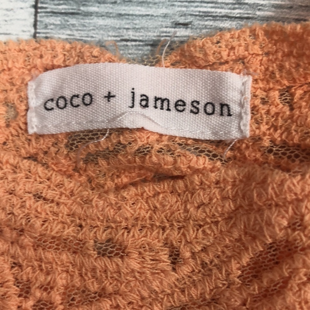 Coco + Jameson Boho Crocheted Swing Tank Top Medium - Picture 5 of 9